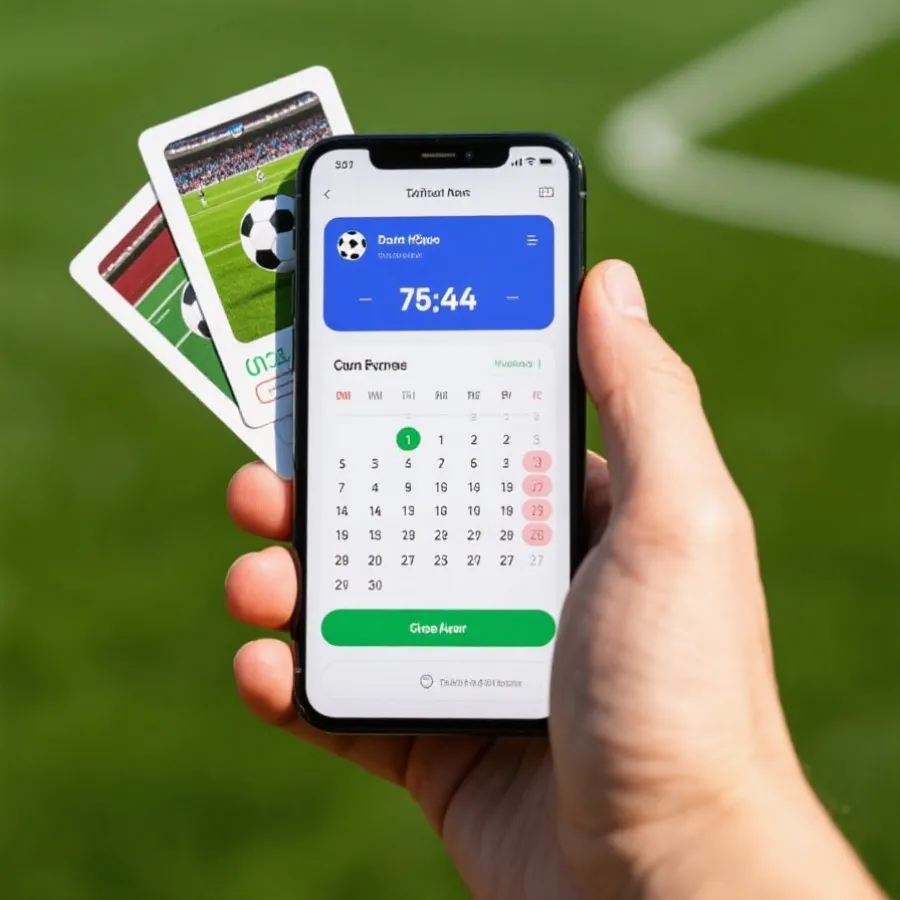 比分提醒与赛程通知手机应用示意图